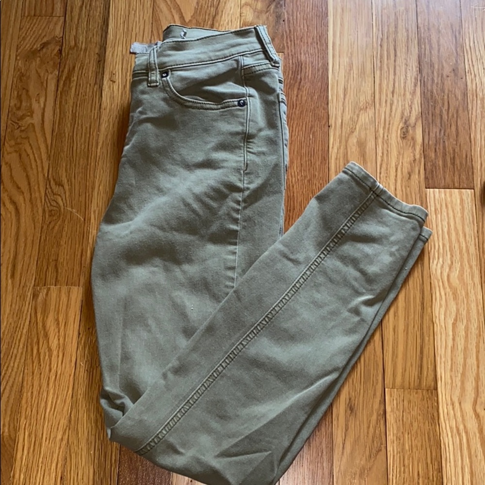 Olive green pants